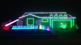 Sarajevo Carol of the Bells Christmas Light Show WATCH END - Trans-Siberian Orchestra