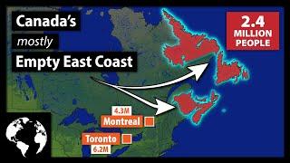 No Major Cities Why So Few Canadians Live In On The East Coast