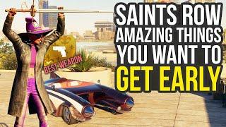 Saints Row Tips And Tricks - Best Early Weapons Fastest Car & Way More Saints Row Best Weapons