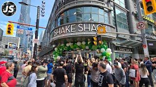 Shake Shack is Here  Ribbon Cutting & Downtown Toronto Walk June 2024