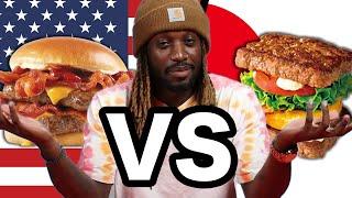 アメリカ人が日本とアメリカのウェンディーズ を比べてみた I Tried American Vs. Japanese Wendys