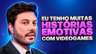 Danilo Gentili entrou na live do RetroGamer Brasil