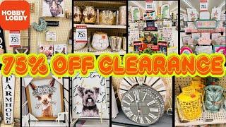 HOBBY LOBBY 75% OFF CLEARANCE EVENT HOBBY LOBBY CLEARANCE SHOP WME‍️  #hobbylobbyclearance