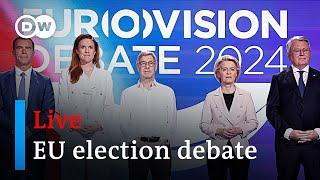 Leading EU Election candidates live debate  DW News