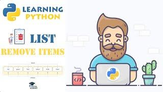 Remove Items from a List in Python Pop Del Remove Clear - Python Tutorial for Beginners