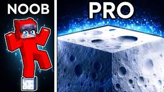 NOOB vs PRO MOON BUILD BATTLE Minecraft