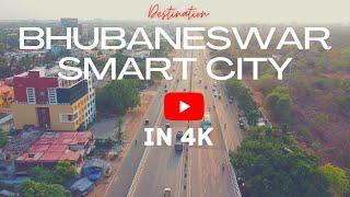  4K Bhubaneswar Smart city Aerial View  Master canteen - Vani vihar - Acharya Vihar 