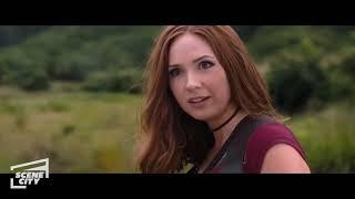 Jumanji Welcome to the Jungle  Dance Fighting Scene Karen Gillan 4K HD Clip   With Captions