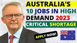 Australia Top 10 Jobs in High Demand 2023  Australia Jobs for Foreigners