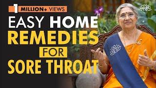 Yogic Home Remedies for Sore Throat  Dr. Hansaji Yogendra