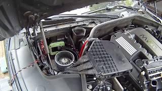 BMW F01 F02 common blower motor NOISE and the EASY fix to DIY