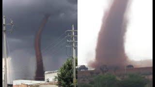 Un tornado atraviesa Campillos Malaga Spain ¡¡ IMPRESIONANTE ¡¡
