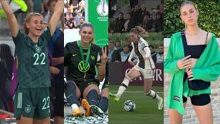 Jule Brand - Golden German Football Girl Highlights