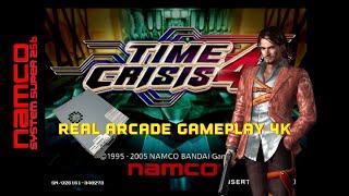 Time Crisis 4 real arcade captured gameplay 4K 60 FPS Not PS3 or MAME