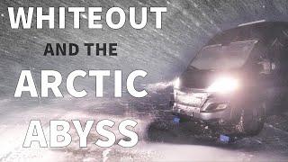 Riding into the Epic Unknown Whiteout Snow Storm Cozy Winter Van Life Camping Blizzard & Snowfall