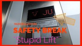 STUPID LIFT - JU MODE SAFETY BREAK THYSSEN KRUPP LIFT - Trizocbs