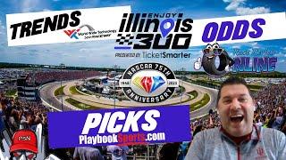 NASCAR Enjoy Illinois 300 Preview - Race predictions with top favorites longshots and more