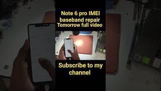 note 6 pro IMEI baseband repair #mobilerepairing #miui12 #redminote6pro