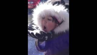 Mayra blowing snow