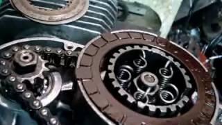Двигатель ММВЗ Минск 12V окончание сборкихитрости по сцеплению.