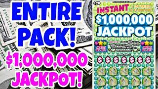 $20x30 PA LOTTERY INSTANT $1000000 JACKPOT SCRATCH OFF TICKETS