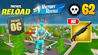 62 Elimination Solo Vs Squads Reload Zero Builds Gameplay WinNEW GAMEMOD Fortnite Reload