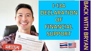 K1-Visa 2023. I-134 Declaration of Financial Support. 101822 Edition  #k1visa #backwithbryan