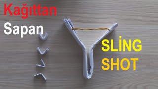 Kağıttan Sapan Nasıl Yapılır - How To Make a Simple Strong Paper Slingshot