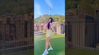 Korean girl dances to Zaalimin Seoul#mimi #zaalim #namsanseoultower