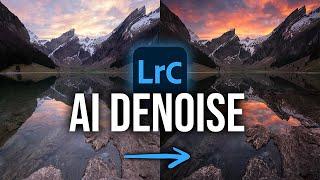 Why AI DENOISE is my FAVORITE LIGHTROOM TOOL