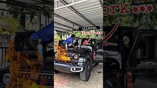 Illegal works Namba Thar ku  #tharvlog #hr #thar #heart_racer_rc #tharloverthar