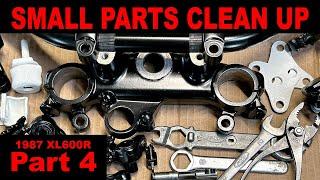 Honda Xl600r Rebuild Part 4 Small Parts Clean and Paint