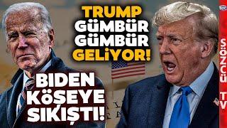 Bidena Soğuk Duş Gibi Seçim Anketi Trump Farkı Açıyor ABD Halkı Bidena Cephe Aldı