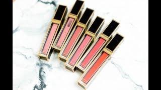 REVIEW TOM FORD GLOSS LUXE GLOSSES WITH SWATCHES