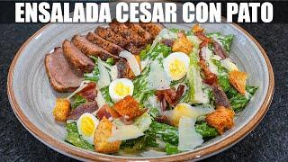 Asi prepare mi Ensalada Cesar con pato  Abelca