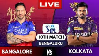  Live RCB vs KKR IPL Live Score  Live Cricket Match Today Bengaluru vs Kolkata  Live Commentary