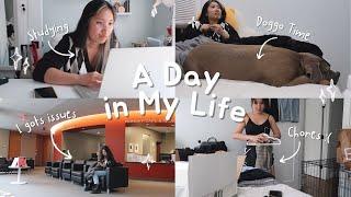 day in my life as a depressed college girly   senior year classes hospital stuff and more