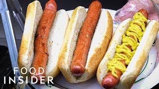 How Nathans Makes The Most Legendary Hot Dogs In NYC  Legendary Eats