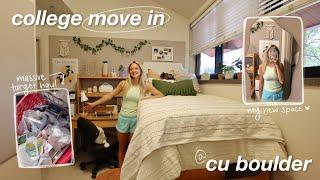 college MOVE IN vlog  CU boulder