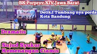 Detik detik Kemenangan Porda ciamis atas kota bandung Full Set 5 porda Kota Bandung vs Porda ciamis