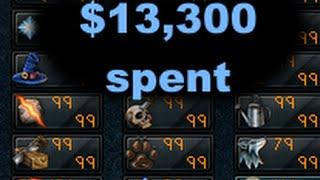 $13300 SPENT ON RUNESCAPE FOR FASTEST ALL 99S