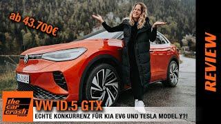 VW ID.5 GTX im Fahrbericht 2022 Starke Konkurrenz für Kia EV6 und Tesla Model Y? Test  Review