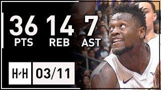 Julius Randle Career-HIGH Full Highlights Lakers vs Cavaliers 2018.03.11 - 36 Pts 14 Reb 7 Ast