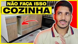 COZINHA  PLANEJADA PEQUENA -10 ITENS QUE PESAM  SUA COZINHA