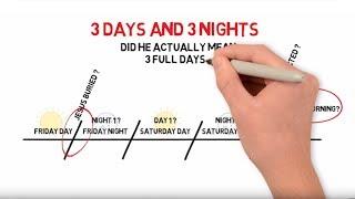 Timeline Explaining 3 Days & Nights - Easter  Passover