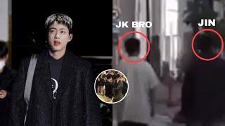 bts news today something happened to jk? Jin and brother Jungkook are seen together whats wrong ?