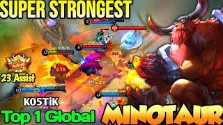 Minotaur Best Build In 2022  Top 1 Global Minotaur KO5TiK - Mobile Legends