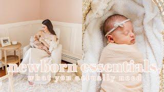 Newborn ESSENTIALS 2022  what we use every single day  first time mom