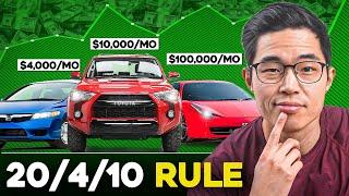 How Much Car You Can REALISTICALLY Afford By Income Level