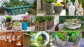 DIY Garden Decor on a Budget Upcycling Secondhand Materials